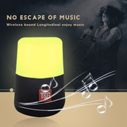 T&G TG168 Portable Wireless Bluetooth V5.0 Stereo Speaker with Handle, Built-in MIC, Support Flashing LED Light & TF Card & U Disk & AUX IN & FM(Cyan)