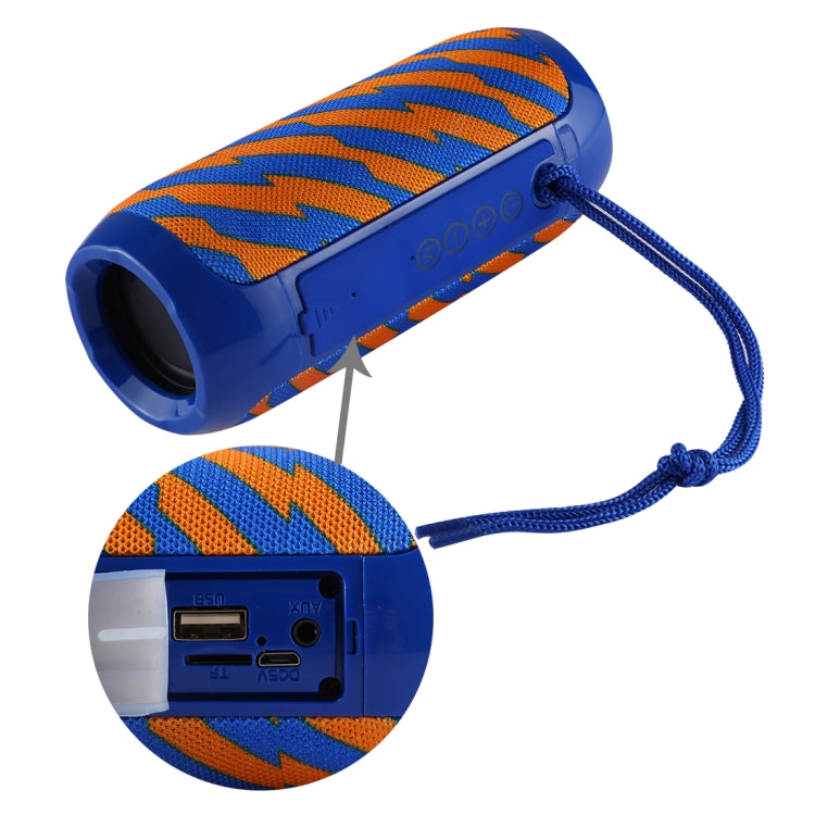 T&G TG117 Portable Bluetooth Stereo Speaker, with Built-in MIC, Support Hands-free Calls & TF Card & AUX IN & FM, Bluetooth Distance: 10m(Dark Blue)