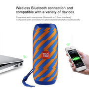 T&G TG117 Portable Bluetooth Stereo Speaker, with Built-in MIC, Support Hands-free Calls & TF Card & AUX IN & FM, Bluetooth Distance: 10m(Dark Blue)