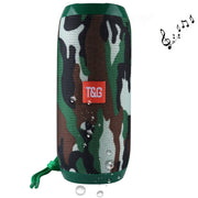 T&G TG117 Portable Bluetooth Stereo Speaker, with Built-in MIC, Support Hands-free Calls & TF Card & AUX IN & FM, Bluetooth Distance: 10m(Green)