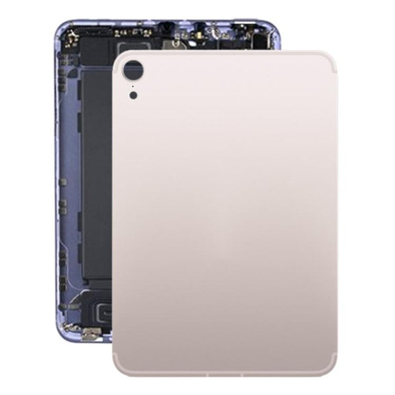 For iPad Mini 6 2021 4G Version Aluminum Alloy Back Battery Cover(Rose Gold)