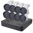 A8B2 8Ch Bullet IP Camera NVR Kit, Support Night Vision / Motion Detection, IR Distance: 20m - Video Recorder Kit by PMc TechLife | Online Shopping South Africa | PMc TechLife | Buy Now Pay Later Mobicred