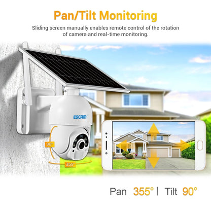 ESCAM QF450 HD 1080P 4G EU Version Solar Powered IP Camera with 128G Memory, Support Two-way Audio & PIR Motion Detection & Night Vision & TF Card - free shipping - PMC Jewellery - Order now!