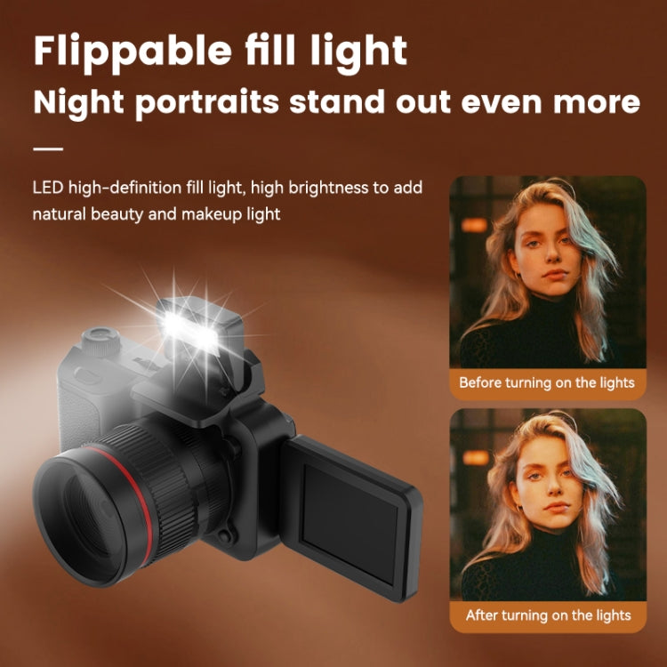 Y5000 4K Mini Digital Camera High Definition Selfies Student Digital Camera, (Black) - free shipping - PMC TechLife - Order now!
