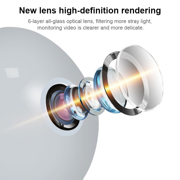 DP3 1.3 Megapixel Panoramic Universal Light Bulb Camera Mobile Phone Remote Installation Home Network HD Monitoring - Light Bulb Camera by PMC Jewellery | Online Shopping South Africa | PMC Jewellery | Buy Now Pay Later Mobicred