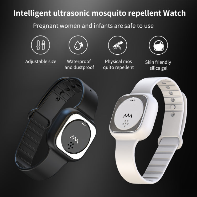 F8 Outdoor Silica Gel Mosquito Repellent Wristband(Black) - Repellent Wristband by PMC TechLife | Online Shopping South Africa | PMC TechLife | Buy Now Pay Later Mobicred