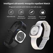 F8 Outdoor Silica Gel Mosquito Repellent Wristband(Black)