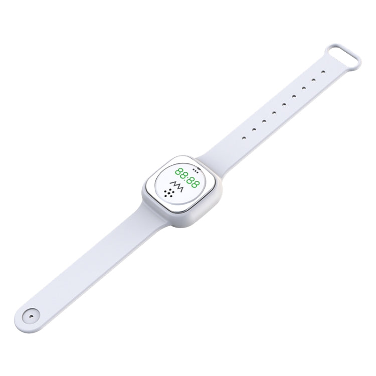 F9 Outdoor Silica Gel Mosquito Repellent Wristband with Clock(White) - Repellent Wristband by PMC TechLife | Online Shopping South Africa | PMC TechLife | Buy Now Pay Later Mobicred