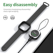 F9 Outdoor Silica Gel Mosquito Repellent Wristband with Clock(Black)