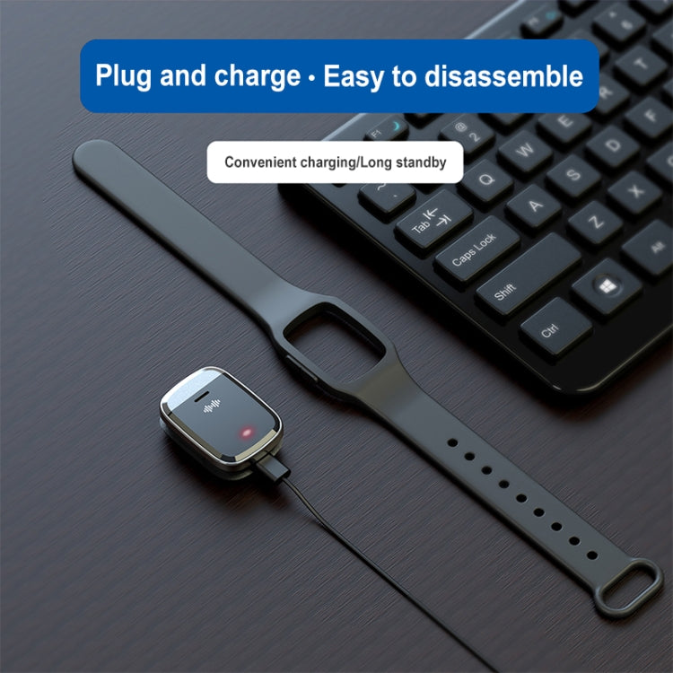 M20 Outdoor Ultrasonic Wave Mosquito Repellent Wristband with Clock & Body Temperature Test(White) - Repellent Wristband by PMC TechLife | Online Shopping South Africa | PMC TechLife | Buy Now Pay Later Mobicred