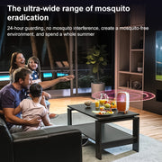 WT-M2 ABS+Leather Retro Mosquito Killer (Grey)