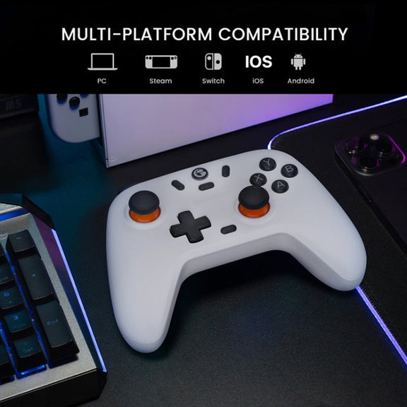 GameSir Nova Lite PC T4N Lite Bluetooth Wireless Gamepad Game Controller for Nintendo Switch (White)