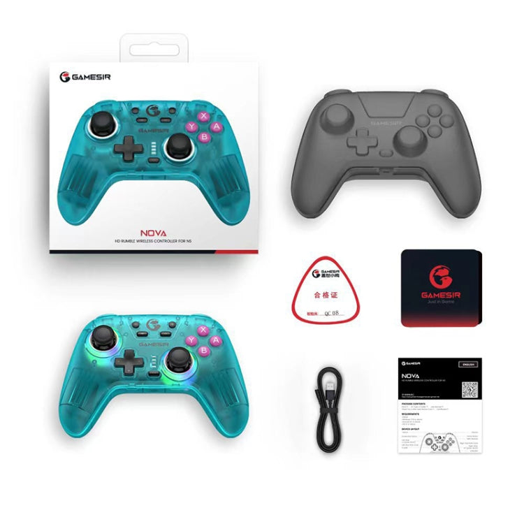 GameSir Nova NS T4N Wireless Gamepad Game Controller for Nintendo Switch (Green) - free shipping - PMC Jewellery - Order now!