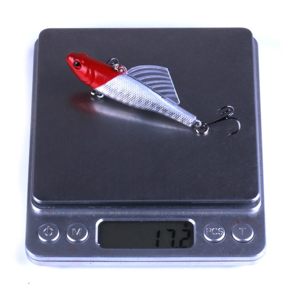 HENGJIA Fast-sinking Fishing Lures Bait 6.5cm/17.2g Wings VIB Pencil Lures Kit