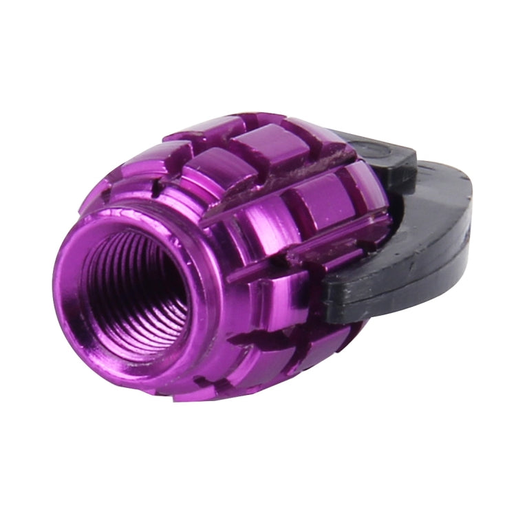 4 PCS Universal Car Tire Valve Caps(Purple) - Tire Valve Caps by PMC TechLife | Online Shopping South Africa | PMC TechLife | Buy Now Pay Later Mobicred