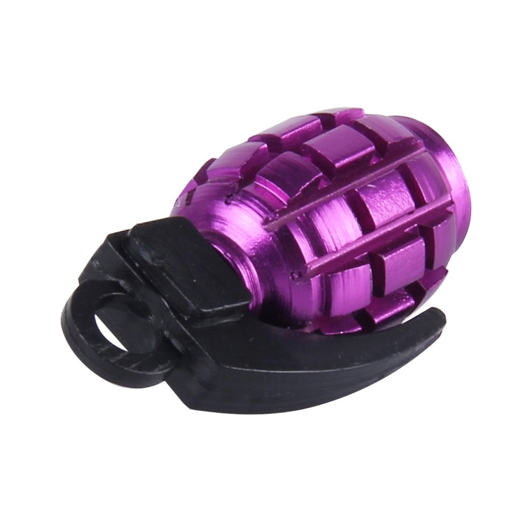 4 PCS Universal Car Tire Valve Caps(Purple) - Tire Valve Caps by PMC TechLife | Online Shopping South Africa | PMC TechLife | Buy Now Pay Later Mobicred