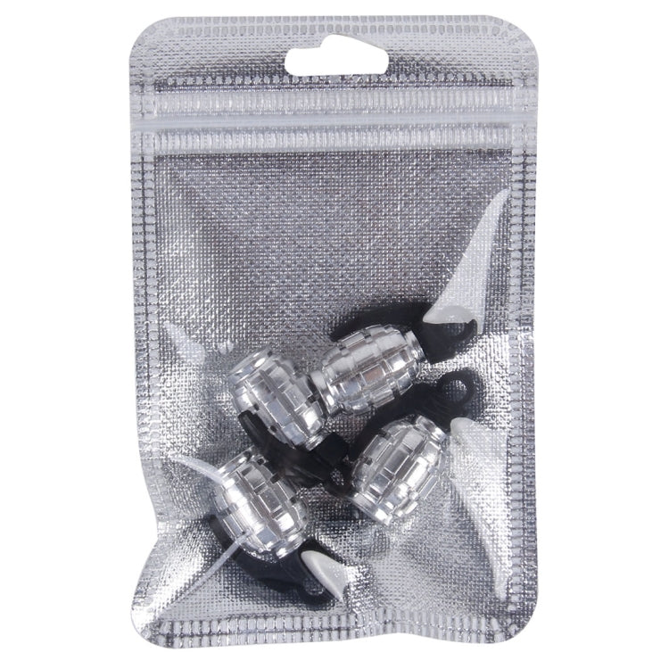 4 PCS Universal Car Tire Valve Caps(Silver) - Tire Valve Caps by PMC TechLife | Online Shopping South Africa | PMC TechLife | Buy Now Pay Later Mobicred