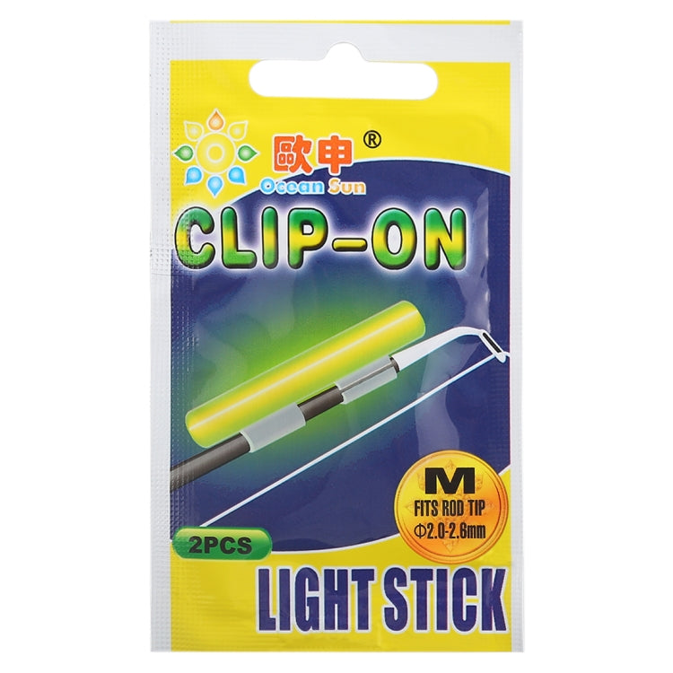5 Packs OCEAN SUN Clip-On Luminous Float Night Fishing Light Stick, M, Fits Rod Tip 2.0-2.6mm - Fishing Float by PMC TechLife | Online Shopping South Africa | PMC TechLife | Buy Now Pay Later Mobicred