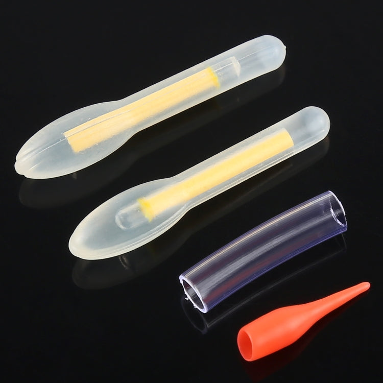 10 Packs OCEAN SUN Bulb Shape Luminous Float Night Fishing Light Stick, Visibility: 50m, Size: 4.5 x 37mm - Fishing Float by PMC TechLife | Online Shopping South Africa | PMC TechLife | Buy Now Pay Later Mobicred