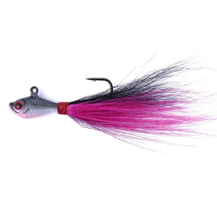 HENGJIA 7cm/25g Tied Wire Fishing Artificial Lures Lead Fish Treble Hooks Baits(Grey) - Fishing Lures by HENGJIA | Online Shopping South Africa | PMC TechLife | Buy Now Pay Later Mobicred
