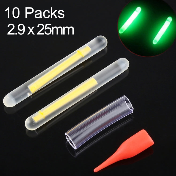 10 Packs OCEAN SUN Luminous Float Night Fishing Light Stick, Visibility: 15m, Size: 2.9 x 25mm - Fishing Float by PMC TechLife | Online Shopping South Africa | PMC TechLife | Buy Now Pay Later Mobicred