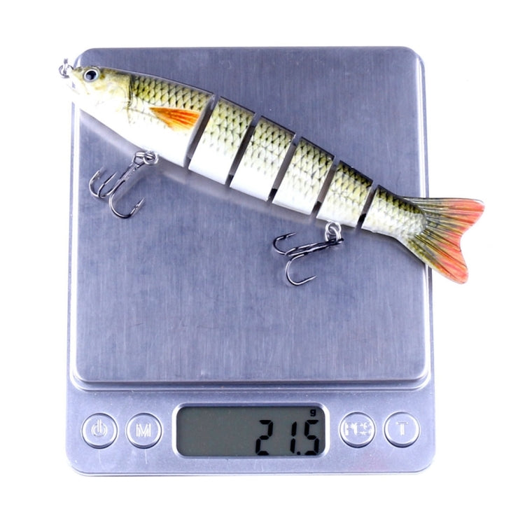 HENGJIA JM026 6# 12.7cm 22g Multi-section Plastic Hard Baits Artificial Fishing Lures with Treble Hook, Random Color Delivery - Fishing Lures by HENGJIA | Online Shopping South Africa | PMC TechLife | Buy Now Pay Later Mobicred