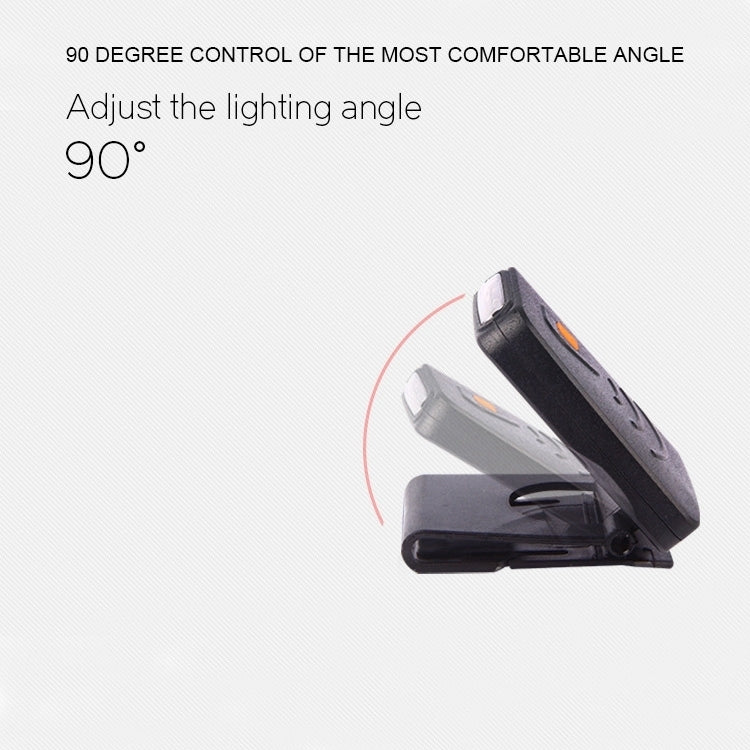 Portable Infrared Sensor LED Rechargeable Clip Hat Cap Lamp Fishing Headlamp for Fishing Camping Hiking (Black) - Others by PMC TechLife | Online Shopping South Africa | PMC TechLife | Buy Now Pay Later Mobicred