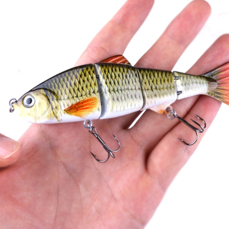 HENGJIA JM022-X 12cm 16.8g Multi-section Plastic Hard Baits Artificial Fishing Lures with Treble Hook, Random Color Delivery - Fishing Lures by HENGJIA | Online Shopping South Africa | PMC TechLife | Buy Now Pay Later Mobicred