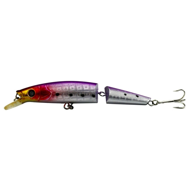 HENGJIA JM007-X 14cm 20.2g 2-section Plastic Hard Baits Artificial Fishing Lures with Treble Hook, Random Color Delivery - free shipping - PMC TechLife - Order now!