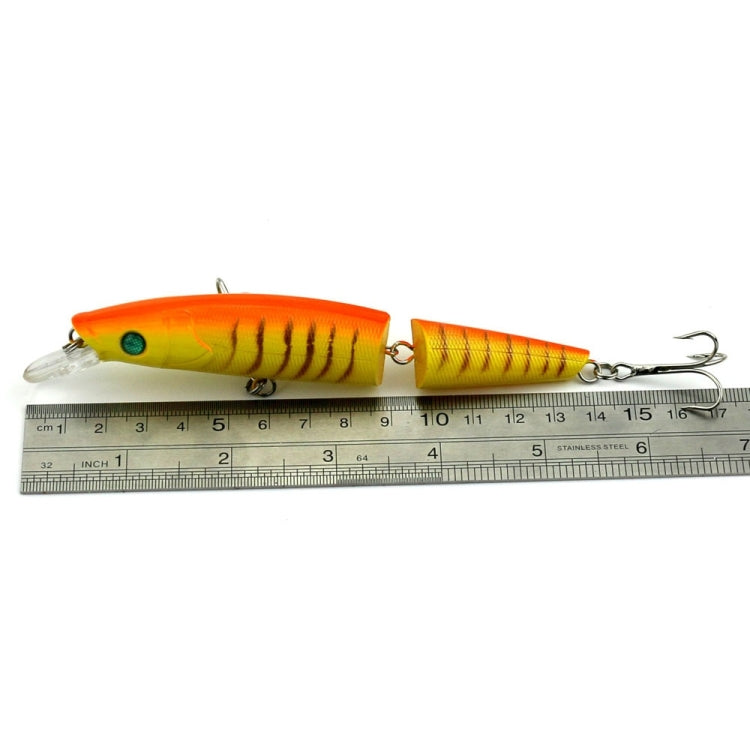 HENGJIA JM007-X 14cm 20.2g 2-section Plastic Hard Baits Artificial Fishing Lures with Treble Hook, Random Color Delivery - free shipping - PMC TechLife - Order now!