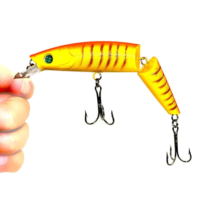 HENGJIA JM007-X 14cm 20.2g 2-section Plastic Hard Baits Artificial Fishing Lures with Treble Hook, Random Color Delivery - free shipping - PMC TechLife - Order now!