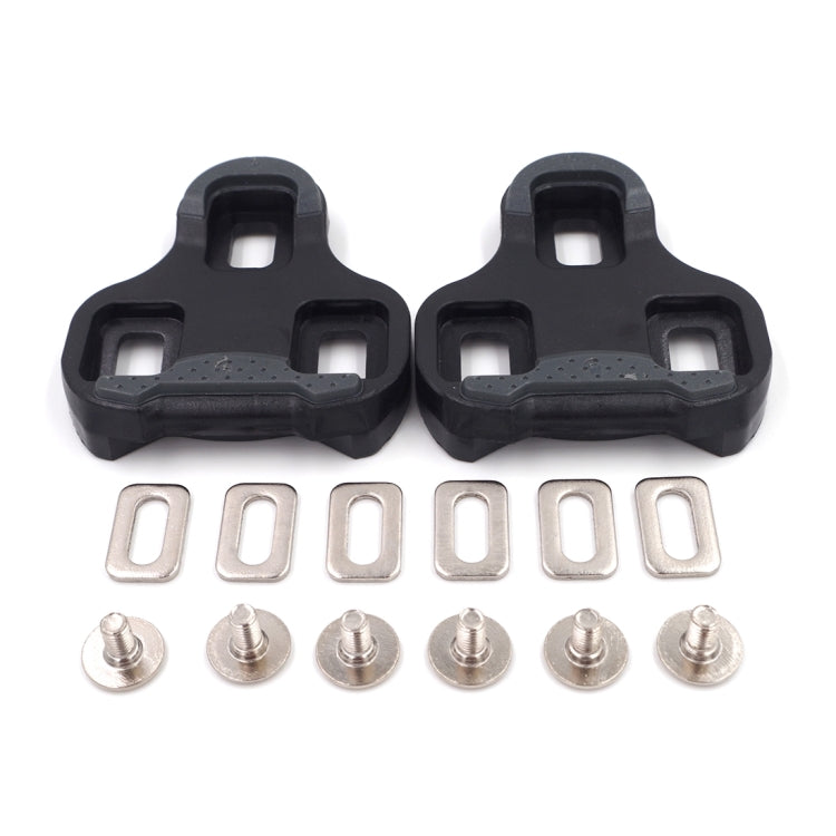 2 PCS RD3-C Road Bike Cleats 6 Degree Float Self-locking Cycling Pedal Cleat for LOOK KEO Road Cleats Fit Most Road Bicycle Shoes(Black) - Pedals by PMC TechLife | Online Shopping South Africa | PMC TechLife | Buy Now Pay Later Mobicred