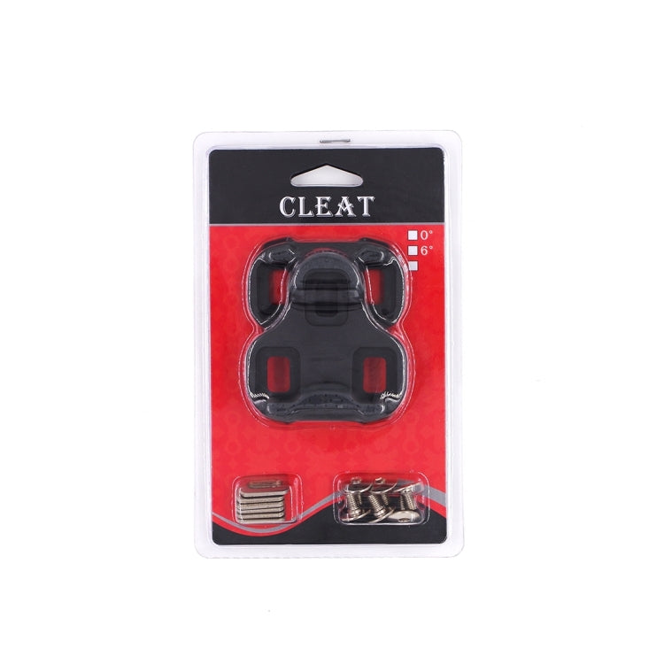 2 PCS RD3-C Road Bike Cleats 6 Degree Float Self-locking Cycling Pedal Cleat for LOOK KEO Road Cleats Fit Most Road Bicycle Shoes(Black) - Pedals by PMC TechLife | Online Shopping South Africa | PMC TechLife | Buy Now Pay Later Mobicred