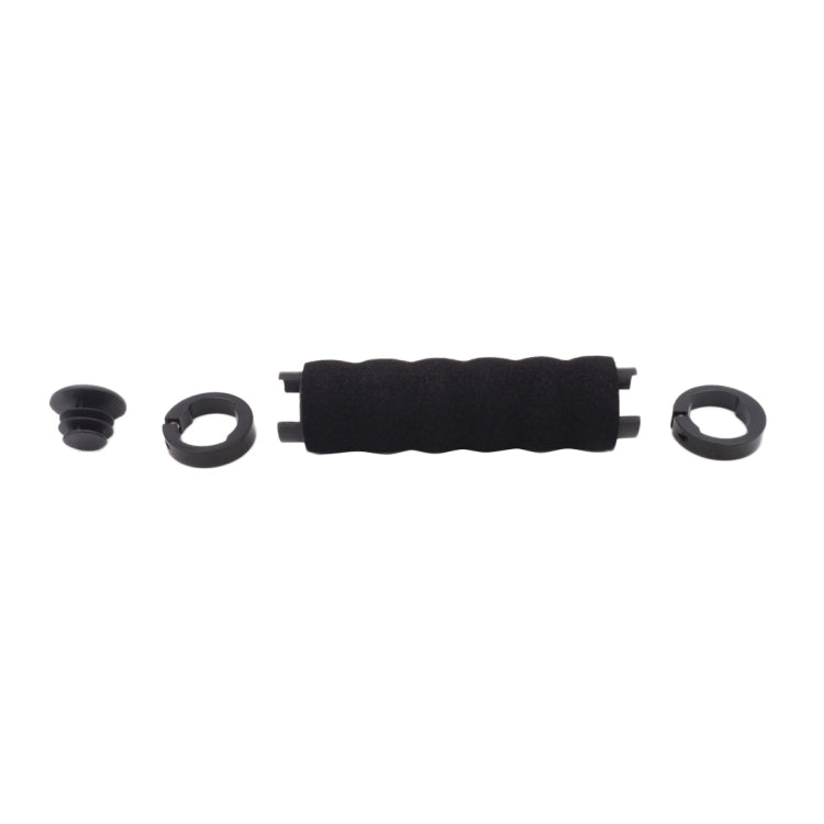 2 PCS AG30 Bicycle MTB Bike Lock-on Comfort Sponge Handlebar Hand-Stitched Grips(Black) - Bicycle Grips by PMC TechLife | Online Shopping South Africa | PMC TechLife | Buy Now Pay Later Mobicred