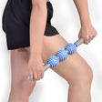 Yoga Health Care Triple Hedgehog Balls Neck Leg Hand Muscle Massage Stick(Purple) - free shipping - PMC TechLife - Order now!