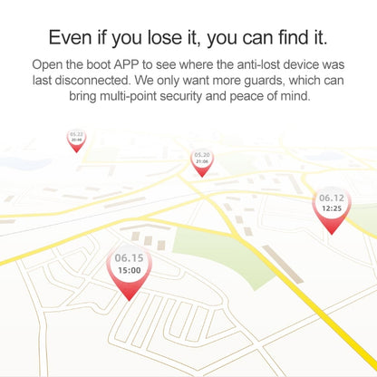 Original Xiaomi Youpin Ranres Intelligent Anti-lost Device Two-way Search Bluetooth Alarm Smart Positioning Finder, Distance: 15m(White) - Anti-lost Alarm by Xiaomi | Online Shopping South Africa | PMC Jewellery | Buy Now Pay Later Mobicred
