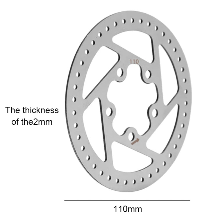 110mm Electric Scooter Brake Disc Rotor Pad Replacement Parts for Xiaomi Mijia M365 - Bicycle Brake Parts by Xiaomi | Online Shopping South Africa | PMC Jewellery | Buy Now Pay Later Mobicred