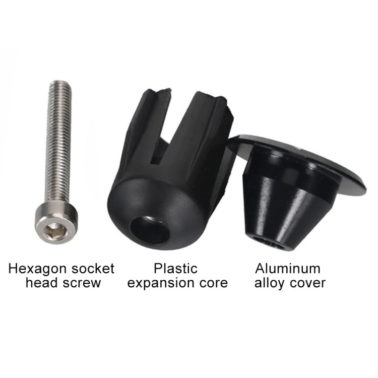 TOSEEK 1 Pair Mountain Bike Handlebar Grips Caps End Plug Aluminum Alloy Bicycle  Bar Ends Plug (Blue) - Bicycle Grips by TOSEEK | Online Shopping South Africa | PMC TechLife | Buy Now Pay Later Mobicred