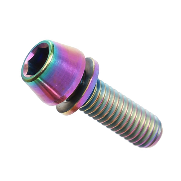 TOSEEK Bicycle Handlebar Stem Screw Titanium Alloy M5x16mm Mountain Bike  Fixed Gear Handlebar Stem Screw with Gasket (Colour) - Bicycle Grips by TOSEEK | Online Shopping South Africa | PMC Jewellery | Buy Now Pay Later Mobicred