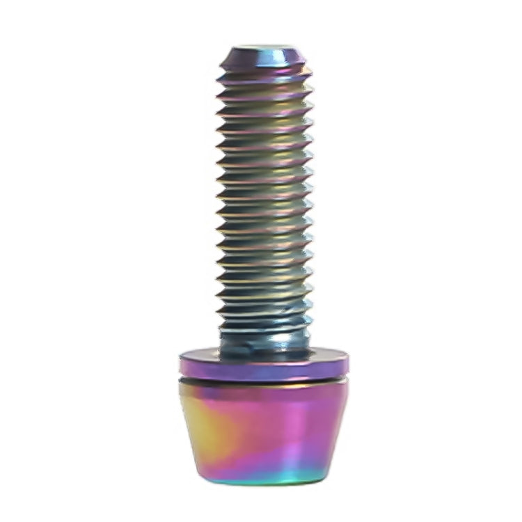 TOSEEK Bicycle Handlebar Stem Screw Titanium Alloy M5x16mm Mountain Bike  Fixed Gear Handlebar Stem Screw with Gasket (Colour) - Bicycle Grips by TOSEEK | Online Shopping South Africa | PMC Jewellery | Buy Now Pay Later Mobicred