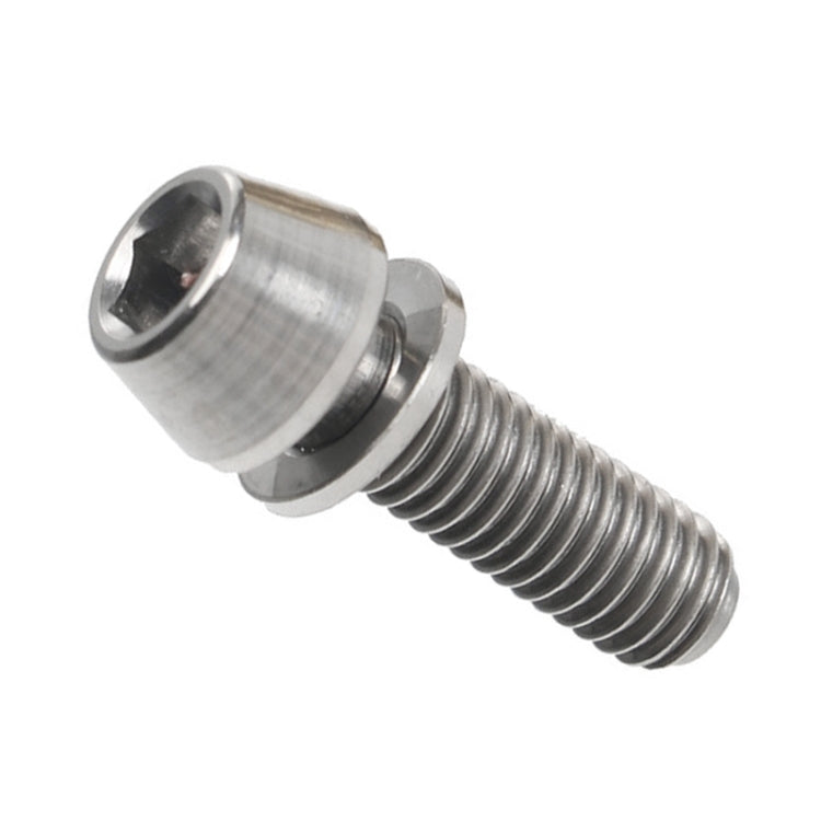 TOSEEK Bicycle Handlebar Stem Screw Titanium Alloy M5x16mm Mountain Bike  Fixed Gear Handlebar Stem Screw with Gasket (Titanium Color) - Bicycle Grips by TOSEEK | Online Shopping South Africa | PMC Jewellery | Buy Now Pay Later Mobicred