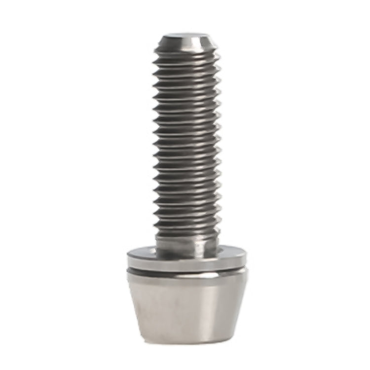 TOSEEK Bicycle Handlebar Stem Screw Titanium Alloy M5x16mm Mountain Bike  Fixed Gear Handlebar Stem Screw with Gasket (Titanium Color) - Bicycle Grips by TOSEEK | Online Shopping South Africa | PMC Jewellery | Buy Now Pay Later Mobicred