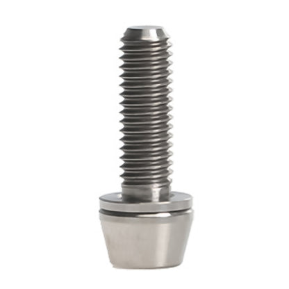 TOSEEK Bicycle Handlebar Stem Screw Titanium Alloy M5x16mm Mountain Bike  Fixed Gear Handlebar Stem Screw with Gasket (Titanium Color) - Bicycle Grips by TOSEEK | Online Shopping South Africa | PMC Jewellery | Buy Now Pay Later Mobicred