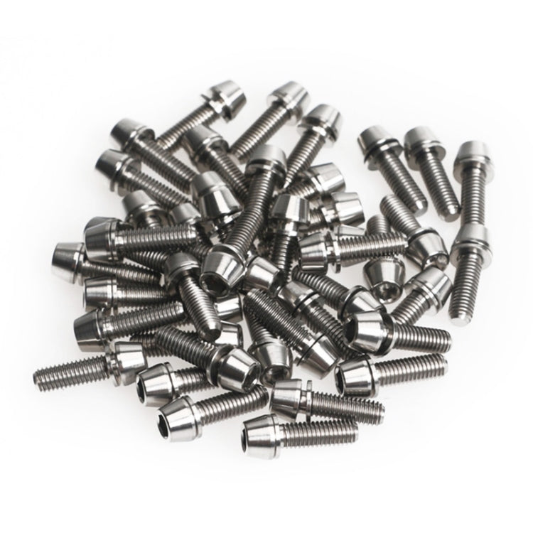 TOSEEK Bicycle Handlebar Stem Screw Titanium Alloy M5x16mm Mountain Bike  Fixed Gear Handlebar Stem Screw with Gasket (Titanium Color) - Bicycle Grips by TOSEEK | Online Shopping South Africa | PMC Jewellery | Buy Now Pay Later Mobicred
