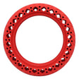 8.5 inch Electric Scooter Wear-resistant Shock-absorbing Decorative Pattern Tire Honeycomb Solid Tire, Suitable for Xiaomi Mijia M365(Red) - Accessories & Parts by PMc TechLife | Online Shopping South Africa | PMc TechLife | Buy Now Pay Later Mobicred