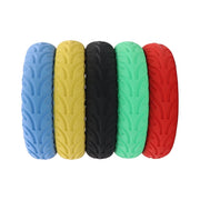 8.5 inch Electric Scooter Wear-resistant Shock-absorbing Decorative Pattern Tire Honeycomb Solid Tire, Suitable for Xiaomi Mijia M365(Blue)