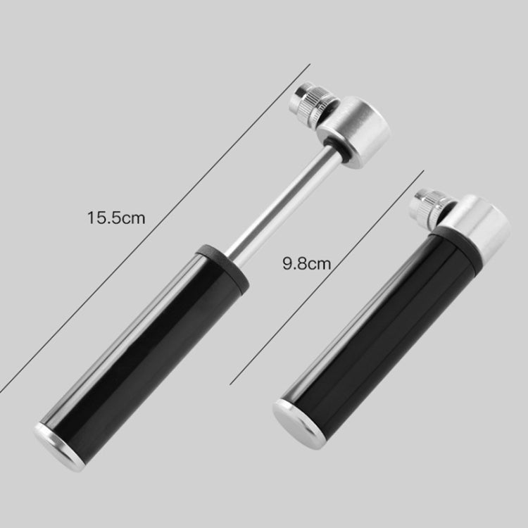 Manual Mini Portable Bicycle Aluminum Alloy Pump + Plastic glue-free tire patch + Tire lever (Black) - Bicycle Locks & Bicycle Pumps by PMC TechLife | Online Shopping South Africa | PMC TechLife | Buy Now Pay Later Mobicred