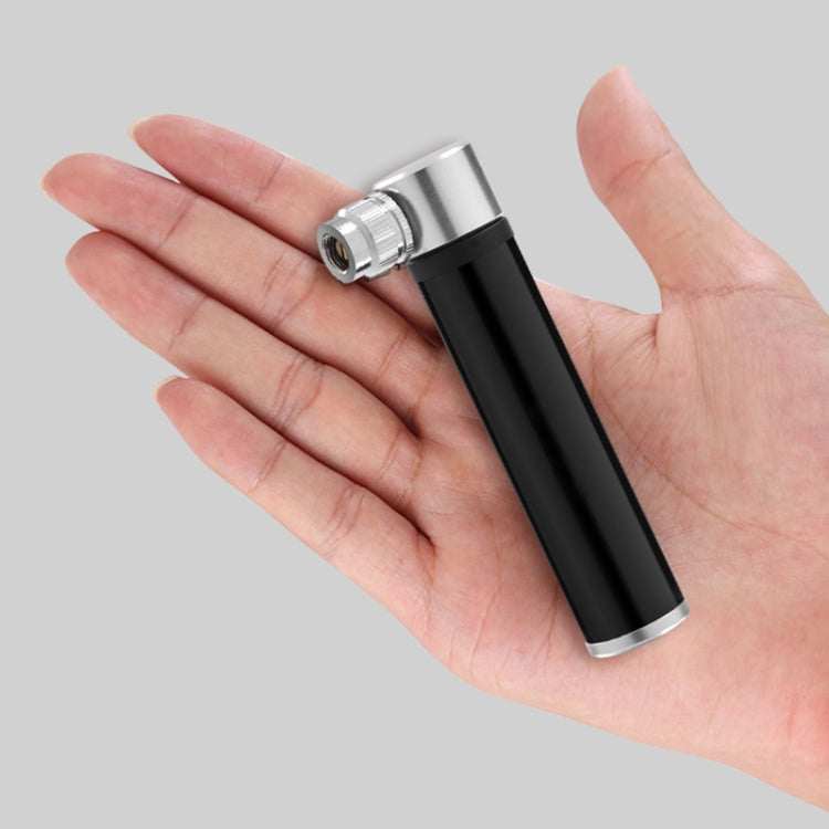 Manual Mini Portable Bicycle Aluminum Alloy Pump + Plastic glue-free tire patch + Tire lever (Black) - Bicycle Locks & Bicycle Pumps by PMC TechLife | Online Shopping South Africa | PMC TechLife | Buy Now Pay Later Mobicred