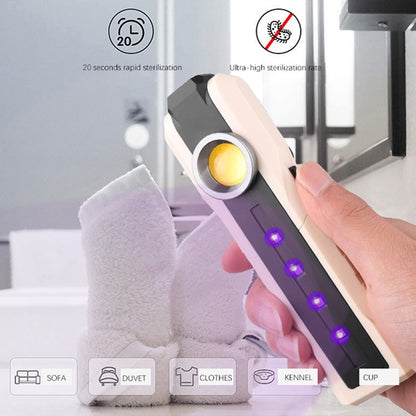 1902C 3 Lighting Mode Flashlight Rechargeable Lantern Disinfection Light UVA+UVC Antisepsis Lamp - Sterilizers by PMC Jewellery | Online Shopping South Africa | PMC Jewellery | Buy Now Pay Later Mobicred