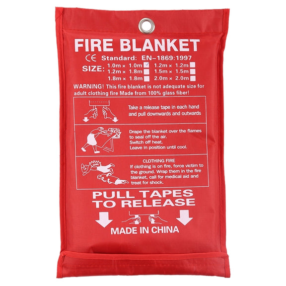 Emergency Survival Fire Blanket Shelter Safety Protector Extinguishers Tent, Size: 1.8��1.8m